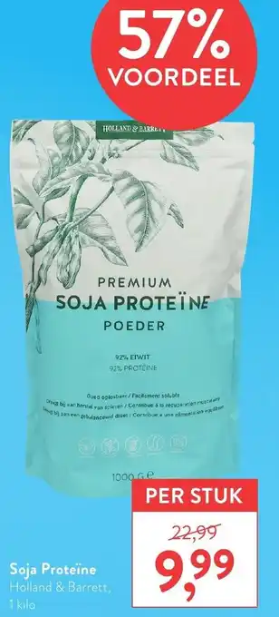 Holland & Barrett Holland & Barrett Soja Proteїne Poeder 1kg aanbieding