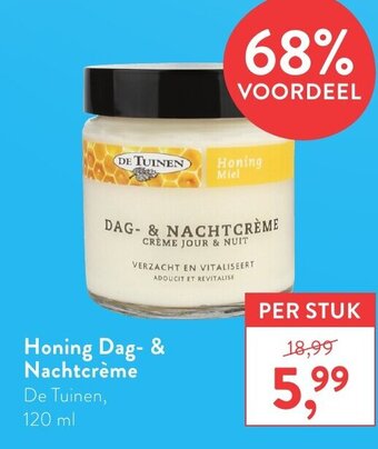 Holland & Barrett De Tuinen Honing Dag- & Nachtcreme 120ml aanbieding