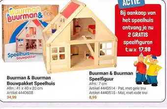 Lobbes Buurman & buurman bouwpakket speelhuis of buurman & buurman speelfiguur aanbieding