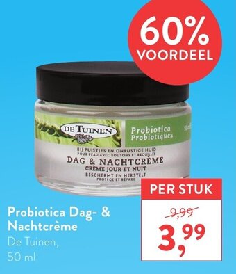 Holland & Barrett De Tuinen Probiotica Dag- & Nachtcreme 50ml aanbieding