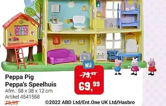 Lobbes Peppa pig peppa's speelhuis aanbieding