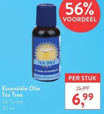 Holland & Barrett De Tuinen Essentiele Olie Tea Tree 30ml aanbieding