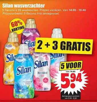 Dirk Silan Wasverzachter 2+3 Gratis aanbieding