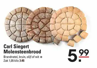 Sligro Carl Siegert Molensteenbrood aanbieding