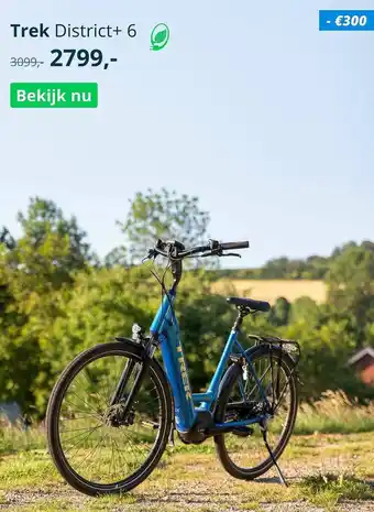 Mantel Trek District+ 6 Fiets aanbieding