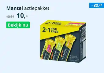 Mantel Mantel Actiepakket aanbieding