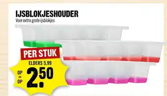 Dirck 3 Ijsblokjeshouder aanbieding