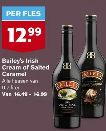 Hoogvliet Bailey's Irish Cream Of Salted Caramel aanbieding