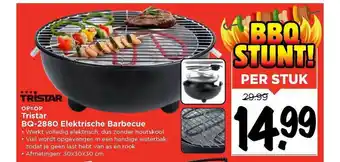 Vomar Voordeelmarkt Tristar BQ-2880 Elektrische Barbecue aanbieding