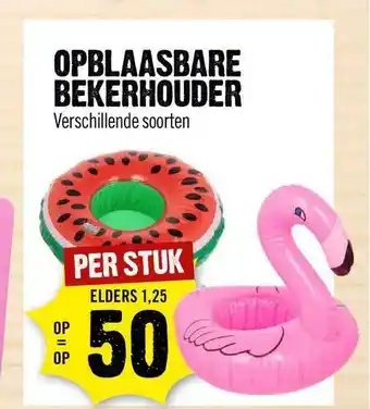 Dirck 3 Opblaasbare Bekerhouder aanbieding