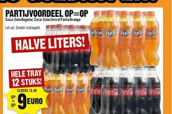 Dirck 3 Partijvoordeel Coca-Cola Regular, Coca-Cola Zero Of Fanta Orange aanbieding