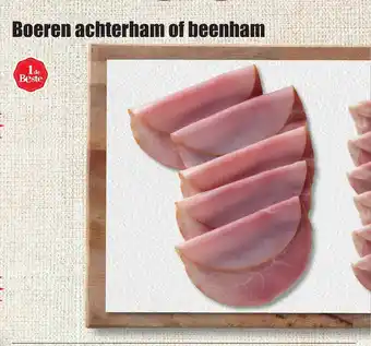 Dirk Boeren achterham of beenham 100 gram aanbieding