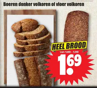 Dirk Boeren donker volkoren of vloer volkoren aanbieding