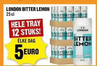 Dirck 3 London Bitter Lemon 25 Cl aanbieding