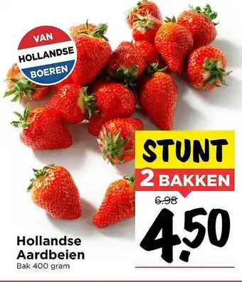 Vomar Voordeelmarkt Hollandse Aardbeien aanbieding