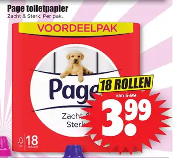 Dirk Page toiletpapier 18 rollen aanbieding