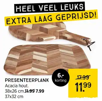 Xenos Presentferplank 37x32 cm aanbieding