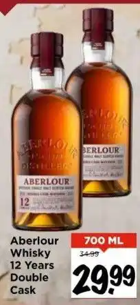 Vomar Voordeelmarkt Aberlour whisky 12 years double cask aanbieding