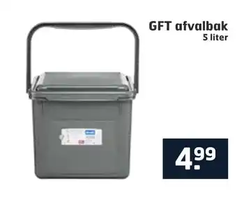 Trekpleister GFT afvalbak 5liter aanbieding