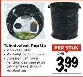 Vomar Voordeelmarkt Tuinafvalzak pop up aanbieding