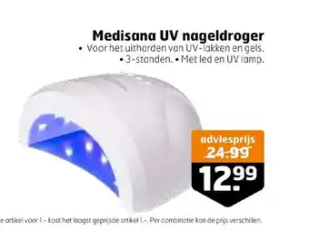 Trekpleister Medisana UV nageldroger aanbieding