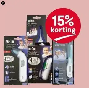 Etos Braun thermometers aanbieding