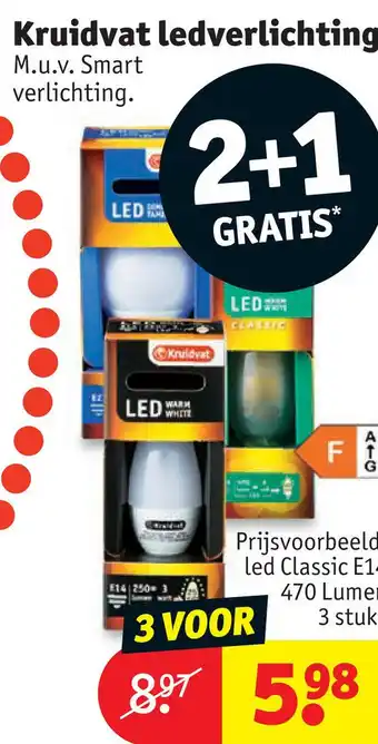 Kruidvat Kruidvat ledverlichting aanbieding