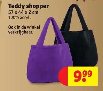 Kruidvat Teddy shopper 57 x 44 x 2 cm aanbieding