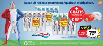 Kruidvat Keuze uit het hele assortiment aquafresh multipakken. aanbieding