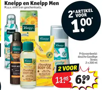 Kruidvat Kneipp en kneipp men aanbieding