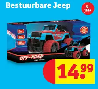 Kruidvat Bestuurbare jeep aanbieding
