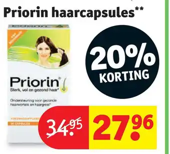 Kruidvat Priorin haarcapsules aanbieding