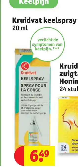 Kruidvat Kruidvat keelspray 20 ml aanbieding