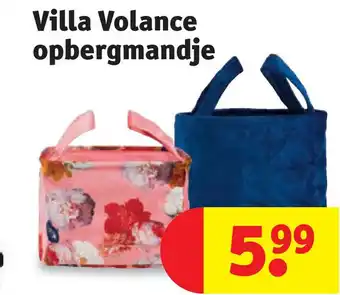 Kruidvat Villa volance opbergmandje aanbieding