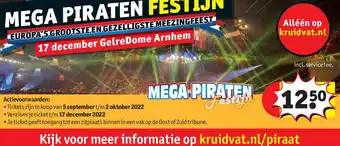 Kruidvat Mega piraten festijn aanbieding