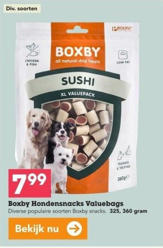 Discus Boxby hondensnacks aanbieding