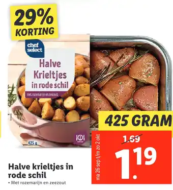 Lidl Halve krieltjes in rode schil aanbieding