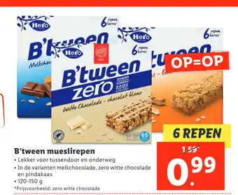 Lidl B'tween mueslirepen aanbieding