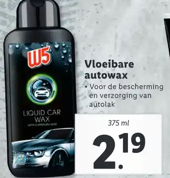 Lidl Vloeibare autowax aanbieding