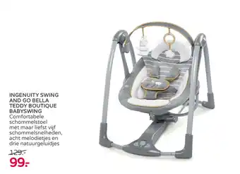 Prenatal Ingenuity swing and go bella teddy boutique babyswing aanbieding