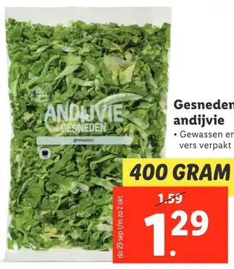 Lidl Gesneden andijvie aanbieding