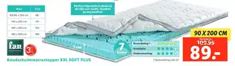 Lidl Koudschuimmatrastopper xxl soft plus aanbieding