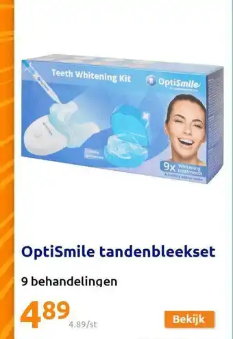 Action Optismile tandenbleekset aanbieding