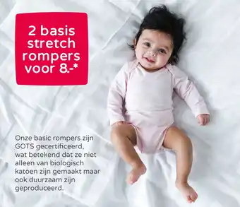 Prenatal Basis stretch rompers aanbieding