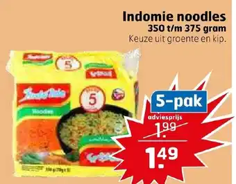 Trekpleister Indomie noodles aanbieding