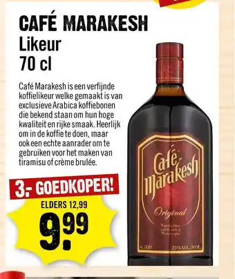 Dirck 3 Café Marakesh Likeur aanbieding