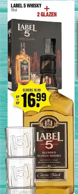 Dirck 3 Label 5 Whisky aanbieding