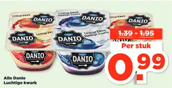 PLUS Alle danio luchtige kwark aanbieding