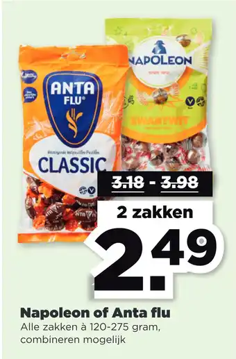 PLUS Napoleon of anta flu aanbieding