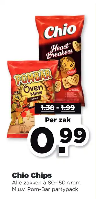 PLUS Chio chips aanbieding